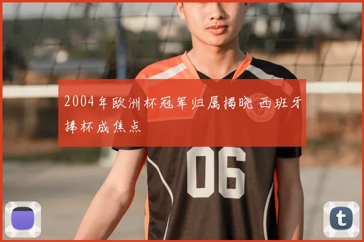 2004年欧洲杯冠军归属揭晓 西班牙捧杯成焦点