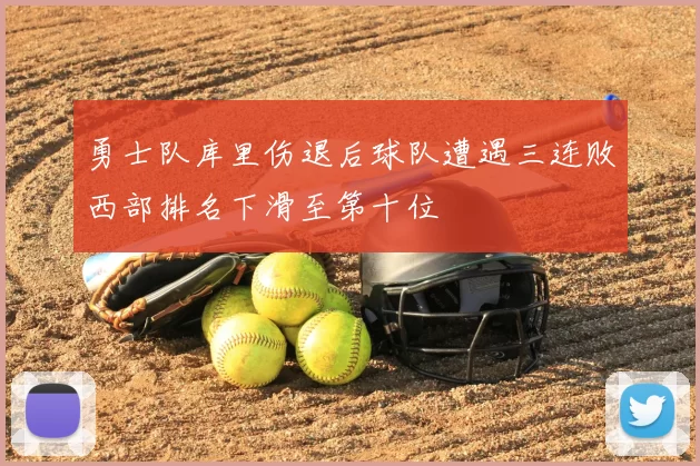 勇士队库里伤退后球队遭遇三连败西部排名下滑至第十位